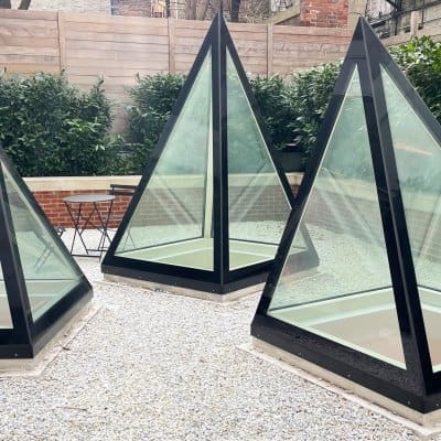 Custom Pyramid Skylights For New York Apartments